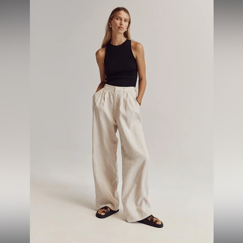 DISSH Norah Natural Linen Pant